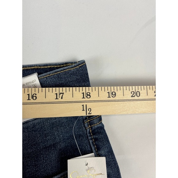 Jessica Simpson Harmony High Rise Slim Straight Soft Sculpt Jeans Size 16W - Picture 5 of 10